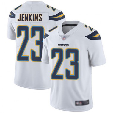 Los Angeles Chargers NFL Football Rayshawn Jenkins White Jersey Men Limited 23 Road Vapor Untouchable